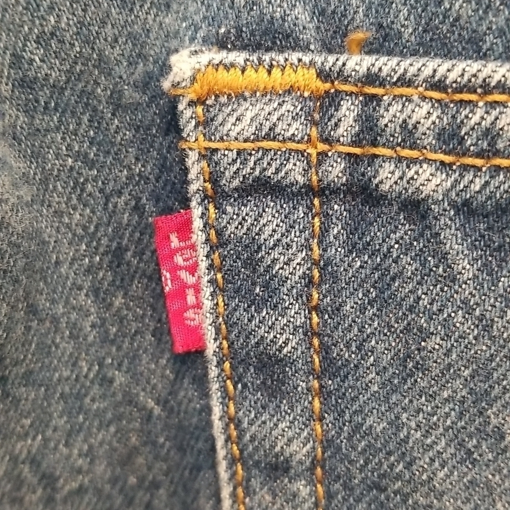 💕LEVI'S💕 501 XX Straight Leg Button Fly Vintage Mom Jeans 100% Cotton W32 L30 - Picture 9 of 16